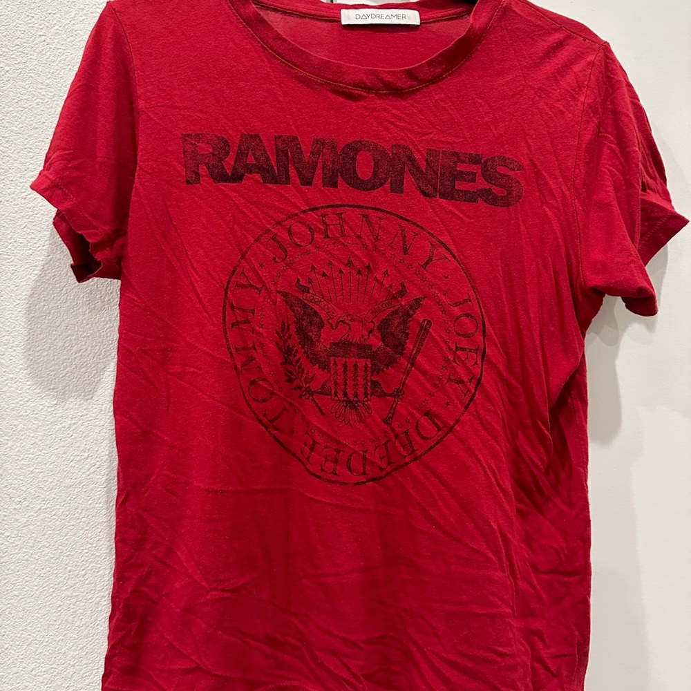 Daydreamer Red Ramones Tee